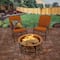 30" Deep Bowl Copper Fire Pit with Stand & Screen